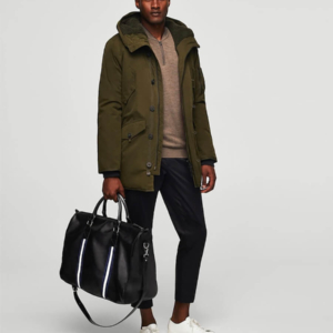 Pebbled weekend bag